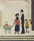 L S Lowry boat1 Art A4 Photo Print