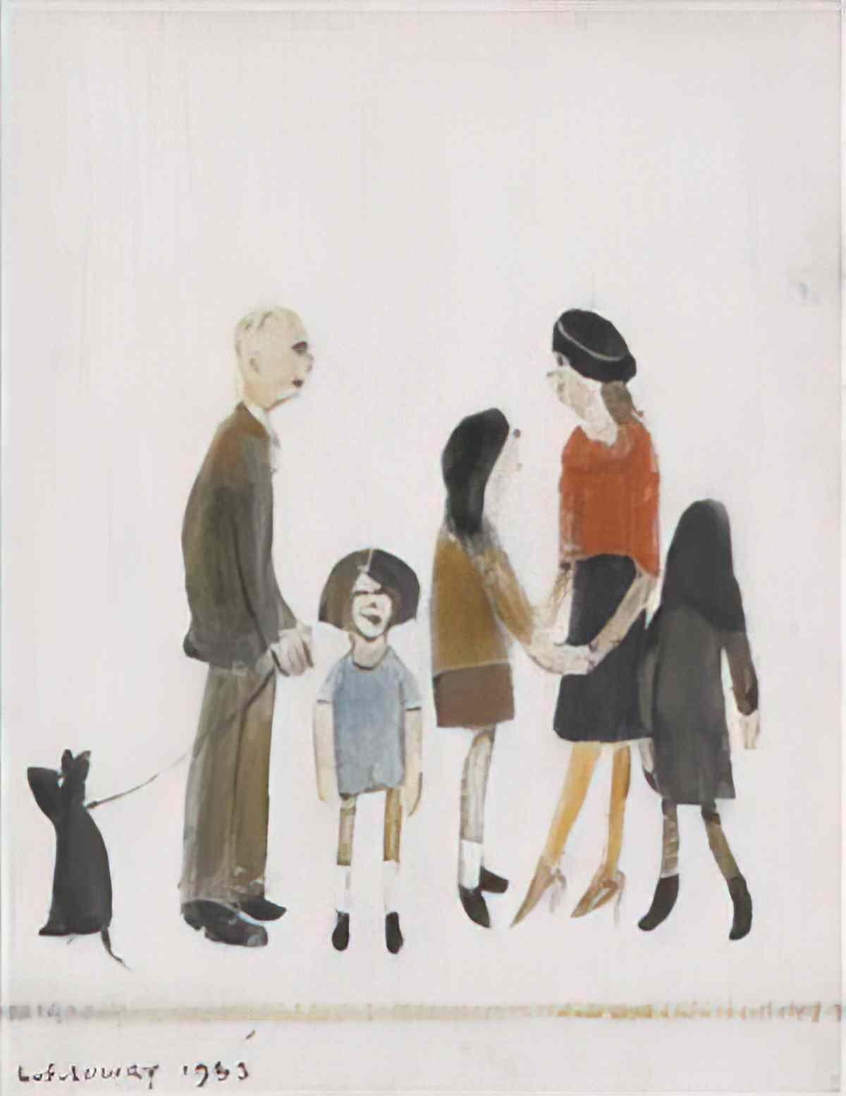 L S Lowry bolton landscape Art A4 Photo Print