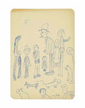 L S Lowry brother and sister 2 Art A4 Photo Print