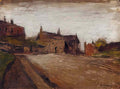 L S Lowry busy street scene2 Art A4 Photo Print