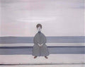 L S Lowry child with doll Art A4 Photo Print