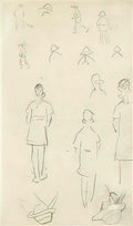 L S Lowry children 2 Art A4 Photo Print