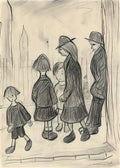 L S Lowry chinese lantern and oranges 1908 Art A4 Photo Print