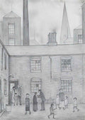 L S Lowry church brow at clitheroe Art A4 Photo Print