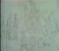 L S Lowry conversation piece Art A4 Photo Print
