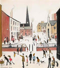 L S Lowry crown pole mottram Art A4 Photo Print