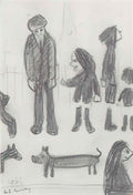 L S Lowry crowther street Art A4 Photo Print