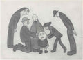 L S Lowry deans mill swinton Art A4 Photo Print