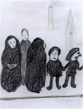 L S Lowry discobolus ii Art A4 Photo Print