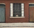 L S Lowry distributing newspapers Art A4 Photo Print