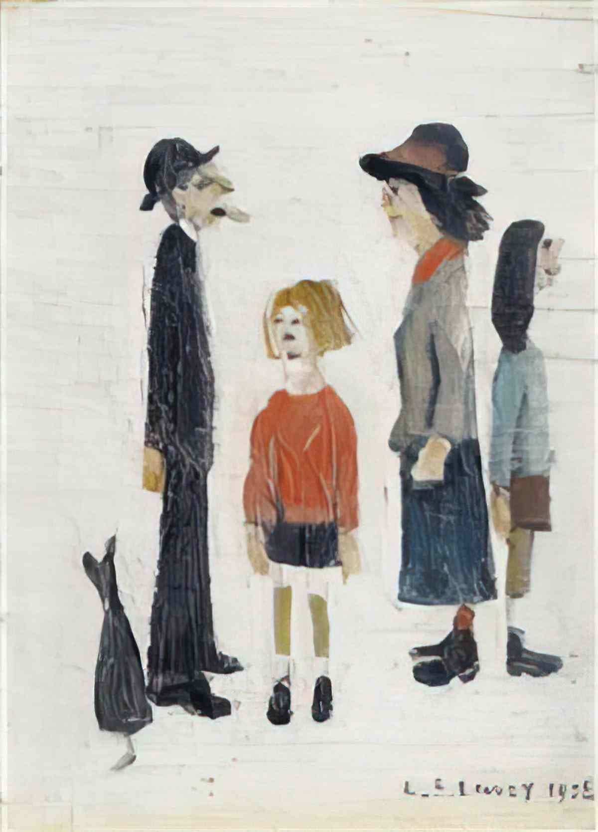 L S Lowry drogheda Art A4 Photo Print
