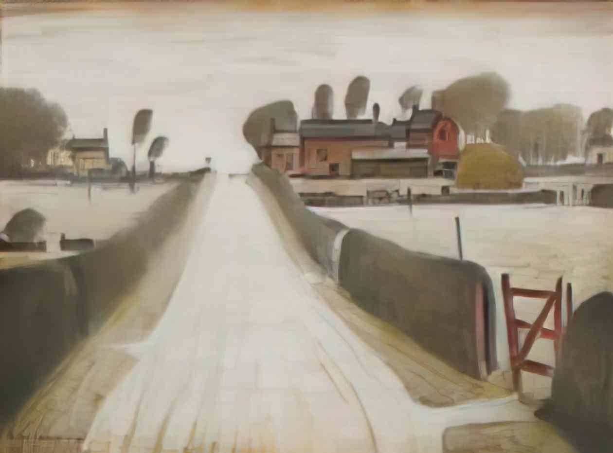 L S Lowry ebbw vale steel works Art A4 Photo Print