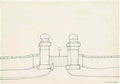 L S Lowry factory gate 2 Art A4 Photo Print