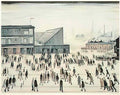 L S Lowry father and two sons Art A4 Photo Print