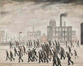 L S Lowry father going home Art A4 Photo Print
