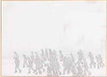 L S Lowry figure 2 man with umbrella study Art A4 Photo Print