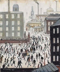 L S Lowry figure study ten minute drawing Art A4 Photo Print