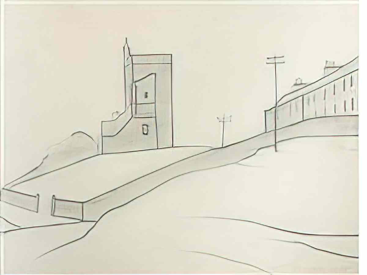 L S Lowry fylde farm 2 Art A4 Photo Print