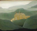L S Lowry fylde farm lancashire Art A4 Photo Print