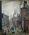 L S Lowry fylde landscape Art A4 Photo Print