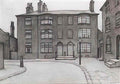 L S Lowry gateway with carriage Art A4 Photo Print