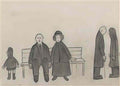 L S Lowry gentleman at south shields Art A4 Photo Print