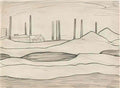 L S Lowry girl 2 Art A4 Photo Print