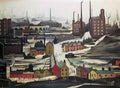 L S Lowry girl Art A4 Photo Print