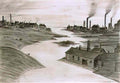 L S Lowry girl going somewhere Art A4 Photo Print