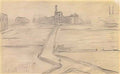 L S Lowry girl with bow in her hair Art A4 Photo Print