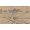 L S Lowry girl with bows in an interior Art A4 Photo Print