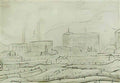 L S Lowry girl with short bob Art A4 Photo Print