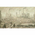 L S Lowry glasgow docks Art A4 Photo Print
