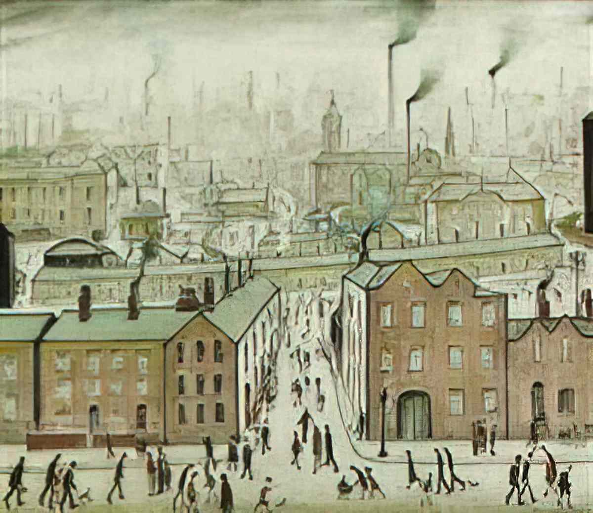 L S Lowry glencoe 2 Art A4 Photo Print