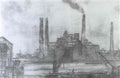 L S Lowry going home 2 Art A4 Photo Print