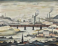 L S Lowry going home1 Art A4 Photo Print