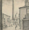 L S Lowry going to the cinema 1965 Art A4 Photo Print