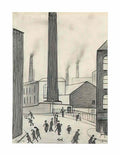 L S Lowry going to the elections Art A4 Photo Print