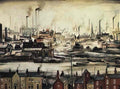 L S Lowry going to the match4 Art A4 Photo Print