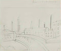 L S Lowry going to the match5 Art A4 Photo Print