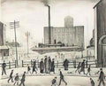 L S Lowry going to the match6 Art A4 Photo Print