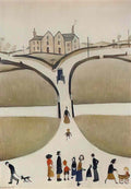 L S Lowry going to work7 Art A4 Photo Print