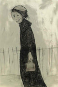 L S Lowry grotesque figures Art A4 Photo Print