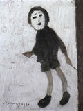 L S Lowry head of a lady1 Art A4 Photo Print