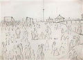 L S Lowry head of a man8 Art A4 Photo Print