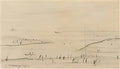 L S Lowry head of a woman with side buns Art A4 Photo Print