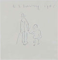 L S Lowry head of a woman2 Art A4 Photo Print