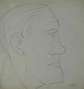 L S Lowry hill street Art A4 Photo Print