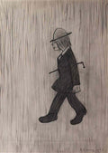 L S Lowry his mothers hands Art A4 Photo Print