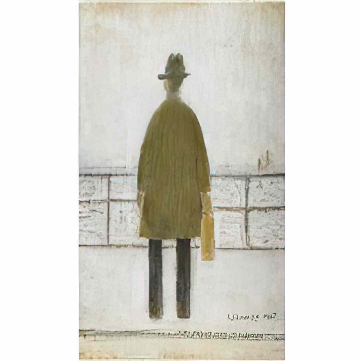 L S Lowry homes in salford Art A4 Photo Print